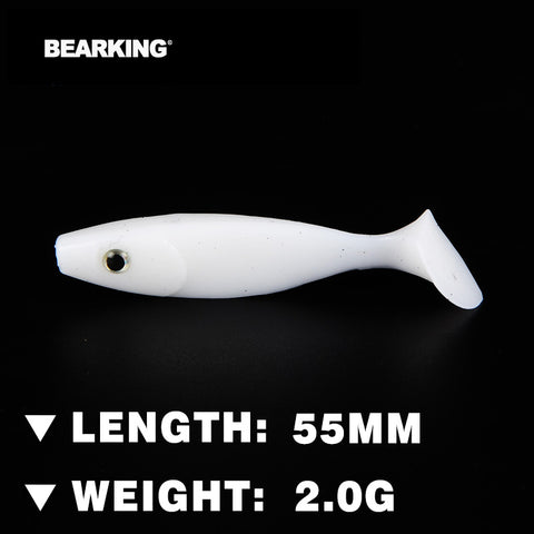 Bearking hot LURE JX53-05 Fishing Lure 15PCS 2g 55MM Retail hot model  fishing soft lures fishing lures soft bait