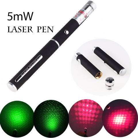 New Hunting laser Sight device 5mW Laser Pointer 500 meters red/green light stars laser pointer flashlight (without battery)