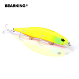 Retail Bearking hot model fishing lures hard bait different colors for choose 120mm 18g  minnow,quality professional minnow