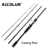 ALLBLUE 2017 New Fishing Rod Spinning Casting Rod 99% Carbon Fiber Telescopic 2.1M 2.4M 2.7M Fishing Travel Rod Tackle peche
