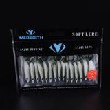 Bearking hot LURE JX53-05 Fishing Lure 15PCS 2g 55MM Retail hot model  fishing soft lures fishing lures soft bait