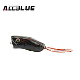 ALLBLUE High Quality Popper  Frog Lure 60mm/14g Snakehead Lure Topwater Simulation Frog Fishing Lure Soft Bass Bait