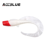 ALLBLUE 4pcs/lot Fishing Lure 115mm/13g Soft Bait Soft Lure Single Tail Grub Fish Minnow Isca Artificial