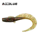 ALLBLUE 4pcs/lot Fishing Lure 115mm/13g Soft Bait Soft Lure Single Tail Grub Fish Minnow Isca Artificial