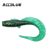 ALLBLUE 4pcs/lot Fishing Lure 115mm/13g Soft Bait Soft Lure Single Tail Grub Fish Minnow Isca Artificial