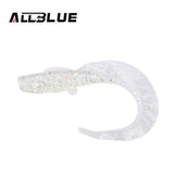 ALLBLUE 4pcs/lot Fishing Lure 115mm/13g Soft Bait Soft Lure Single Tail Grub Fish Minnow Isca Artificial