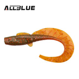 ALLBLUE 4pcs/lot Fishing Lure 115mm/13g Soft Bait Soft Lure Single Tail Grub Fish Minnow Isca Artificial