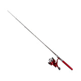 Pocket Pen Shape Mini Portable Camping Travel Fishing Rod Pole Reel Aluminum Alloy + Reel 100M Line