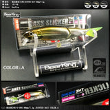 Retail 2016 good fishing lures minnow,quality professional baits 8.8cm/7.2g,bearking hot model crankbaits penceil bait popper