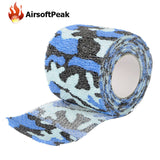 Army Elastic Stealth Tape Military Waterproof Camouflage Camo Wrap Tapes Paintball Gun Shooting Stretch Bandage Hunting Tools