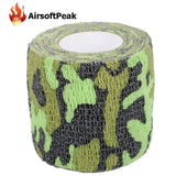 Army Elastic Stealth Tape Military Waterproof Camouflage Camo Wrap Tapes Paintball Gun Shooting Stretch Bandage Hunting Tools