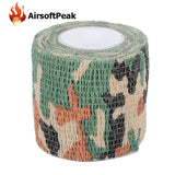 Army Elastic Stealth Tape Military Waterproof Camouflage Camo Wrap Tapes Paintball Gun Shooting Stretch Bandage Hunting Tools