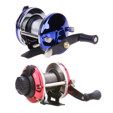 3.6:1 Gear Ratio Right Hand Saltwater Ice Fishing Rolling Reels Line Drum Wheel Ice TB Liner Bait Casting Reels With-Line Pesca