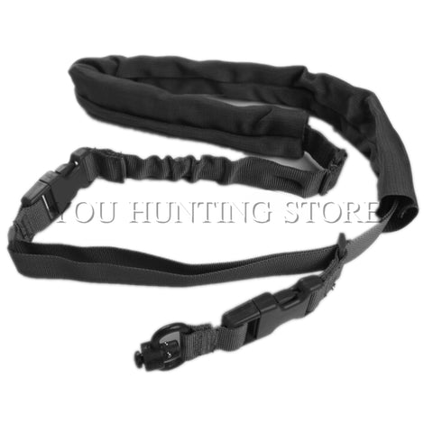 Hunting Gun Accessories Military Outdoor Rifle Gun Sling 1 Single Point Bungee Strap Sling