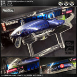 Retail 2017 good fishing lures minnow,professional baits 11cm 14g,bearking equiped quality professional black or white hook