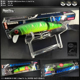 Retail 2017 good fishing lures minnow,professional baits 11cm 14g,bearking equiped quality professional black or white hook