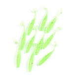 10X 2.16" Soft Super Fishing T Tail Soft Worm Fishing Lures Bait Fishing Tackle