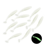 10X 2.16" Soft Super Fishing T Tail Soft Worm Fishing Lures Bait Fishing Tackle