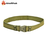 Shooting Outdoor Sport Hunting Adjustable Men Belt Camping Equipment Sport Airsoft Paintball Canvas Belt Tactical Waistband