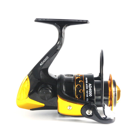 New  AD2000 - 9000 Series  Metal Spool Spinning Reel Fish Salt Water Fishing Reel  Pesca Wheel  12+1 Ball Bearing 5.5:1