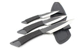 Hot 3pcs throw knife Tactical Fixed Blade Pocket Knife Survival Outdoor Hunting Camping Knives Knife tools with Sheath karambit