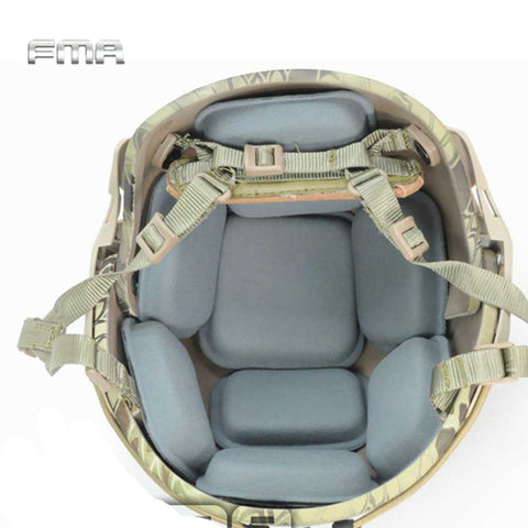 FMA Tactical Protective Pad For CP Helmet Replacement Suspension Pad set  Soft Cushion Pad Airsoft Hunting Helmet Accessories