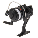 HOT SALE!! Aluminum Body Spinning Reel High Speed G-Ratio 5.2:1 Fishing Reels with Line casting fishing reel lure tackle line