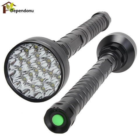30000LM 21x  XM-L T6 LED Flashlight Waterproof 5 Modes Led Camping Torch Hunting Lamp For 18650 Dual Slot Battery Chargers