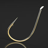 HOT SELL!! HIGH QUANLITY fishign hook 200Pcs  #1~#13 Freshwater Carbon Black Bait Holder Baitholder Fishhook Fishing Hooks