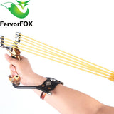 NEW Powerful Aluminium Alloy Slingshot Crossbow Hunting Sling Shot Catapult Camouflage Bow Catapult Outdoor Camping Travel Kits
