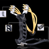 NEW Powerful Aluminium Alloy Slingshot Crossbow Hunting Sling Shot Catapult Camouflage Bow Catapult Outdoor Camping Travel Kits