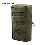 Airsson Airsoft Sports Military 600D MOLLE Utility Tactical Vest Waist Pouch Bag For Outdoor Gadget Hunting Wasit Pack Equipment