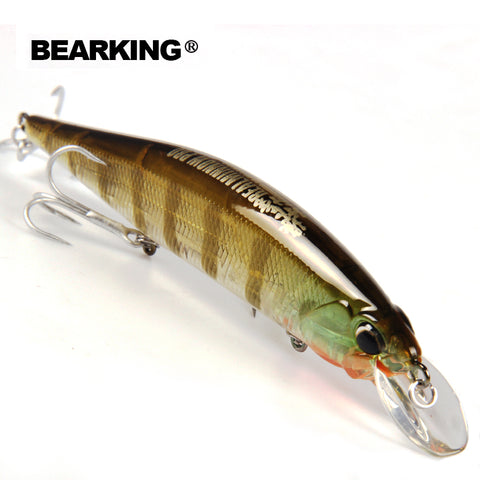 Retail Bearking hot model fishing lures hard bait different colors for choose 120mm 18g  minnow,quality professional minnow