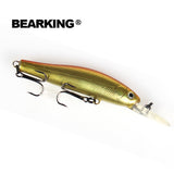 Retail 2017  Hot model: A+ fishing lures, 8colors for choose mini crank 70mm 5.8g bearking suspending dive 1m minnow hard bait
