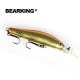Retail 2017  Hot model: A+ fishing lures, 8colors for choose mini crank 70mm 5.8g bearking suspending dive 1m minnow hard bait