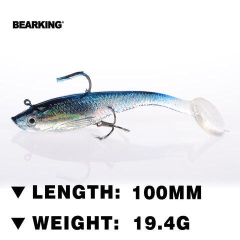 Bearking hot LURE JXJ 15-10  Fishing Lure 4PCS 19.4g 100MM Soft bait Carp Crankbait with Treble Tackle Hooks Fishing accessorie