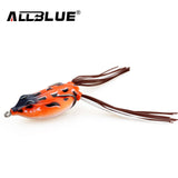 ALLBLUE High Quality Kopper Live Target  Frog Lure 50mm/6g Topwater Simulation Frog Snakehead Lure Fishing Lure Soft Bass Bait
