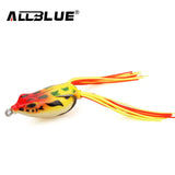 ALLBLUE High Quality Kopper Live Target  Frog Lure 50mm/6g Topwater Simulation Frog Snakehead Lure Fishing Lure Soft Bass Bait