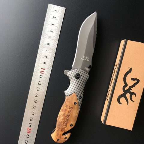 CS GO carbon fiber with rosewood Folding knife cold steel ganzo Tactical hunting camping survival Pocket Knife