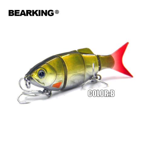 5pcs/lot Bearking Hot fishing lures minnow,hard baits quality professional baits 11cm/27g,swimbait jointed bait,free shipping