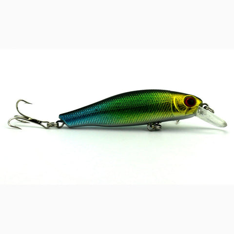 MUQGEW 2017 6pcs Colorful 3D Fish Eyes Fishing Hard baits with Hooks Reflective Fake Bait