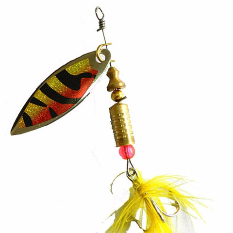 5pc /set Spinner Bait Bait Fishing Lure Spoon Fresh Water Shallow Water Bass Minnow Spinnerbait Lures Iscas Crank #EW