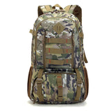 Bucbon Camo Tactical Backpack Military Army Mochila 50L Waterproof Hiking Hunting Backpack Tourist Rucksack Sports Bag HAB037