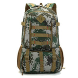 Bucbon Camo Tactical Backpack Military Army Mochila 50L Waterproof Hiking Hunting Backpack Tourist Rucksack Sports Bag HAB037