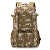 Bucbon Camo Tactical Backpack Military Army Mochila 50L Waterproof Hiking Hunting Backpack Tourist Rucksack Sports Bag HAB037