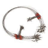 MUQGEW 5 pcs/set 70CM Fishing Lines Trace Lures Leader Steel Wire Spinner