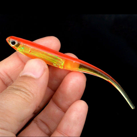 MUQGEW 2017 Soft Lure 6pcs for Fishing Shad Fishing Worm Swim baits Jig Head Soft Fishing Bait