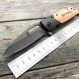 LDT Folding Knife 5Cr13Mov Blade Imitate Carbon Fiber Handle Camping Hunting Survival Knifes Pocket Outdoor Knife EDC Tools