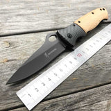 LDT Folding Knife 5Cr13Mov Blade Imitate Carbon Fiber Handle Camping Hunting Survival Knifes Pocket Outdoor Knife EDC Tools