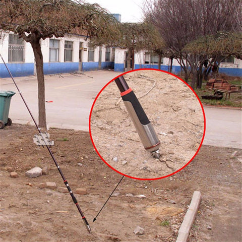 MUQGEW Fishing Bracket Fish Hand Sea Rod Tool Stand Holder Insert tube aluminium sea stem Stainless steel